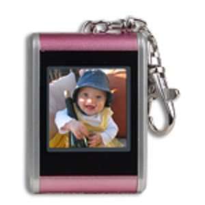    D1 Color LCD USB Digital Photo Viewer Keychain (Pink) Electronics