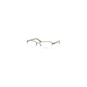   Christian Dior 3697 CD3697 HON Sand Semi Rimless Metal Eyeglasses 52mm
