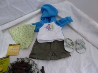 American Girl Retired Camp Lot   Smores, Outfit, Fire   3 sets  