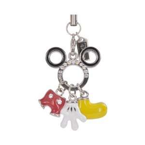  RED For MOBO Disney Mickey Mouse Cell Phone Strap Charm 