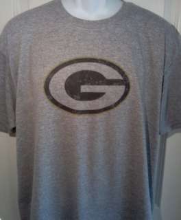 Green Bay PACKERS 1980s Oval Logo NFL Football T Shirt Medium  