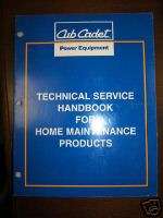 Cub Cadet Technical Handbook Home Maintenance Products  