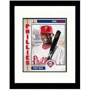  Ryan Howard Philadelphia Phillies MLB Baseball Framed 8X10 
