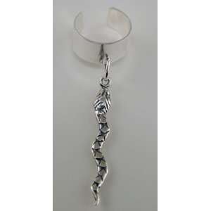  Sterling Silver Snake Ear Cuff The Silver Dragon Jewelry