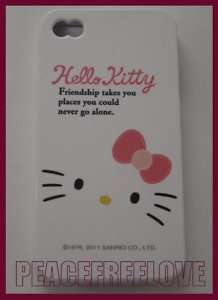 Authentic Sanrio Hello Kitty Silicone Case Cover iPhone 4 4G   C 