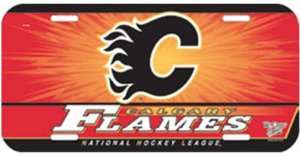 NHL® Calgary Flames License Plate SUPPORT YOUR TEAM  
