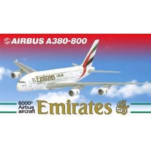  Dragon Wings Emirates A 380 6000th Model Airplane 