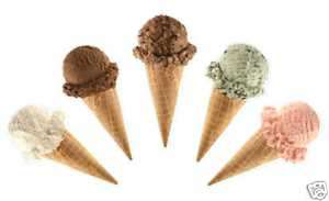 Ice Cream Cones Concession Cart Truck Trailer Decal 14  