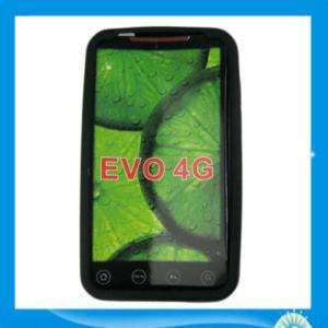 Silicone Silicon Case For HTC EVO 4G Purple Black 9524  