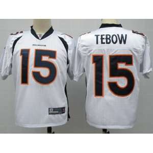  Denver Broncos Tim Tebow White jersey size 56 3XL 