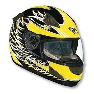 Vega Attitude Fierce Helmet   X Small/Yellow Automotive