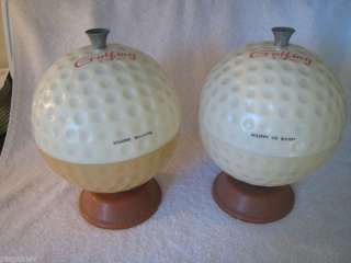 Vintage 19th HOLE GOLF BALL Decanter Ice Bucket Plastic  