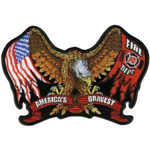  5 inch Patch   Eagle Fire Department Flag Patio, Lawn 