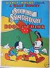   DISNEY SILLY SYMPHONY BOOK TO COLOR BUCKEY BUG MICKEY MOUSE COLORING
