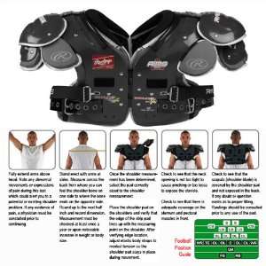    Rawlings AIMS A6 Football Shoulder Pads 3XL