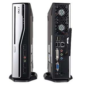 Acer Mini SFF Slim HTPC Athlon X2 DVDRW Wi Fi HDMI PC  