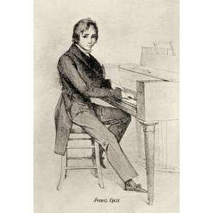  Vintage Art Franz Liszt   09407 9