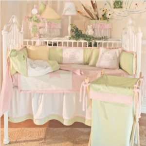 Bundle 02 Froggy Pink Crib Bedding Collection (2 Pieces)  