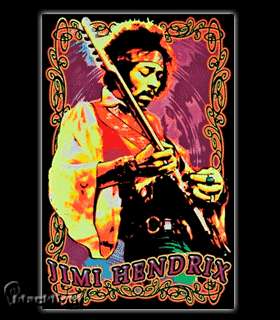 Jimi Hendrix Guitar Blacklight Poster  