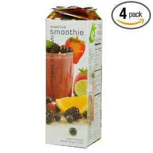 Foxy Gourmet Mixed Fruit Smoothie Mix, 3.17 Ounce Boxes (Pack of 4 