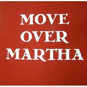  Apron funny red apron Move over Martha