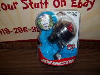 Johnson Century Model 200B Fishing Reel New In Package Spooled With 8 