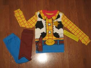 Disney Toy Story WOODY Costume PAJAMAS Child Size 6 NEW 449811347667 