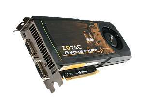    ZOTAC ZT 50101 10P GeForce GTX 580 (Fermi) 1536MB 384 bit 