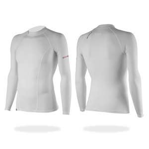  2XU Mens Long Sleeve Compression Top TTLarge White Sports 