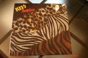 KISS ANIMALIZE vinyl LP record VG CONDITION  