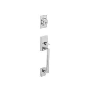 Schlage F93 625 Polished Chrome Addison Dummy Handleset with Accent 