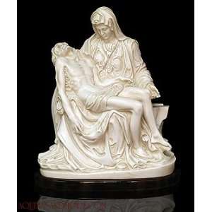  Pieta 9 in. Alabaster Statue Patio, Lawn & Garden