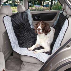 Guardian Gear Fairfield HAMMOCK Style Dog Car Seat Cover Black/ Blue 