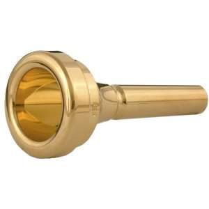   Wick 2AL Gold plated Bass Trombone Mouthpiece Musical Instruments