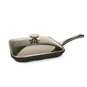  Berndes Square Grillpan with Lid, Milestone, 11 in 