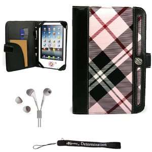  Leather Plaid Melrose Case for 7 in Google Android Touchpad Tablet 