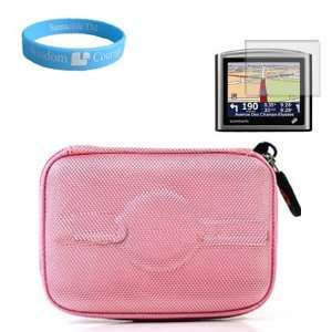 Scratch Resistant Nylon Pink Case for 4.3 inch GPS Garmin Nuvi 4.3 GPS 
