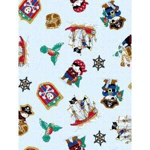   Pack N Play (Graco Square Playard) Sheet   Pirates   Made In USA Baby