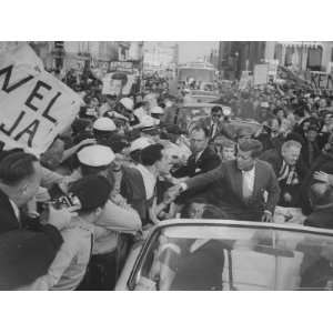  Senator John F. Kennedy During His Campaign For Presidency 