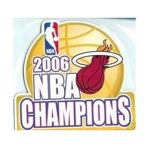  Miami Heat 2006 NBA Champions Car Magnet Sports 