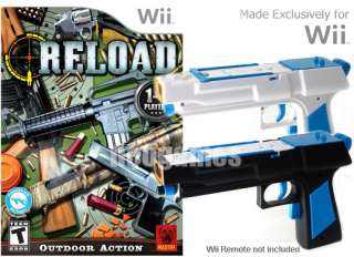 Reload Target Down BUNDLE + 2x Light Guns for Wii  