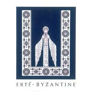 Byzantine (mini) by Erte   Romain de Tirtoff   14 x 11 inches   Fine 