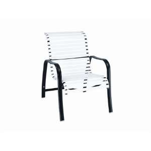   Arm Stackable Patio Dining Chair Hickory Finish Patio, Lawn & Garden