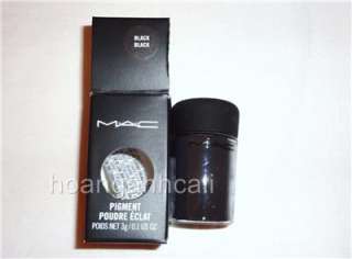 Mac pro pigment eyeshadow full size rare BLACK BLACK  