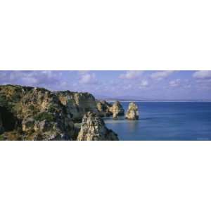 Rock Formations on the Beach, Lagos, Algarve, Portugal Photographic 