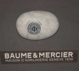 Genuine BAUME & MERCIER watch display DEALER PLAQUE  
