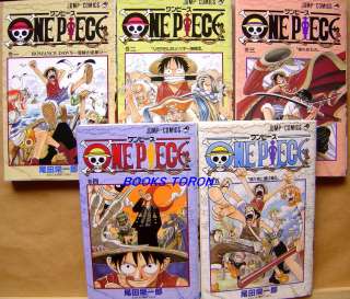 ONE PIECE Set 1 5 Japan Manga /Japanese Comic Book/1001  