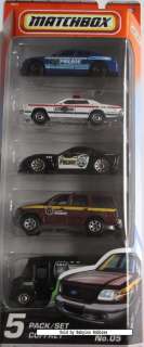 picture of Mattel Matchbox   5pack No.05 Police Cars (V0314)