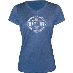   2009 World Series Champions Tri Blend V Neck T Shirt  by Alyssa Milano