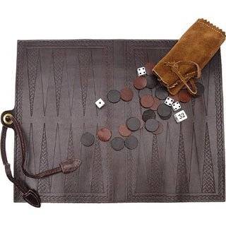 Mulholland Brothers Games Leather Backgammon Set Stout